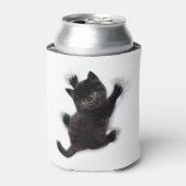 黒猫登山オンヒューマンバック 缶クーラー (缶正面)