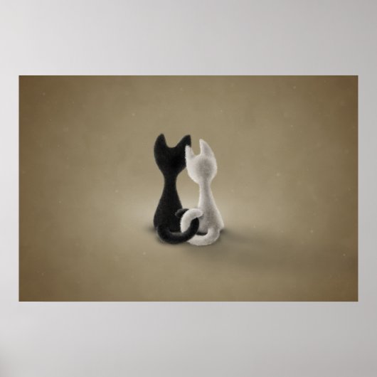 黒猫白猫（カラー3） ポスター (正面)