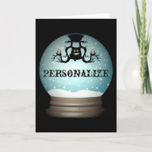 黒猫秋シャンデリア秋の雪の球体