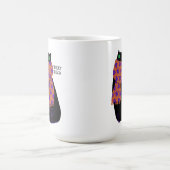 黒猫秋シーズンハロウィーン不気味かわいい コーヒーマグカップ (中央)