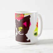 黒猫秋リトル コーヒーマグカップ (正面右)