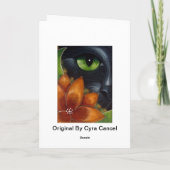 黒猫秋花カカスタマイズード カード (裏面)