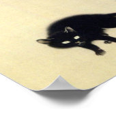 黒猫菱田春草 ポスター (角)