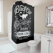 黒猫薬品店 シャワーカーテン (インサイチュ)