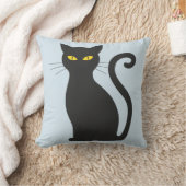 黒猫装飾用クッション クッション (ブランケット)