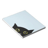 黒猫覗きノート文房具 ノートパッド (アングル)
