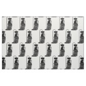 黒猫読シェイクスピア遊 ファブリック (ファットクウォーター)