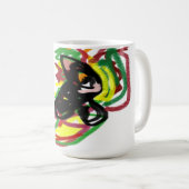 黒猫遊秋 コーヒーマグカップ (正面右)