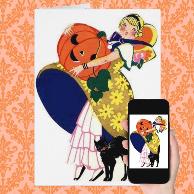 黒猫運を使ったガールズカボチャ (クリエイターアップロード済み)