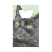 黒猫鉛筆アート クレジットカード栓抜き (裏面)