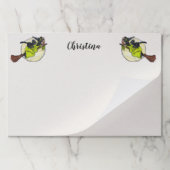 黒猫飛んでいるのムーンと魔女たち ペーパーパッド (折り畳み)