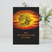 黒猫飛んでいるの魔女ハロウィーンの夜 エンクロージャーカード (スタンド正面)