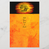 黒猫飛んでいるの魔女ハロウィーンの夜 チラシ (裏面)