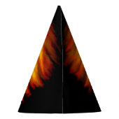 黒猫飛んでいるの魔女ハロウィーンの夜 パーティーハット (裏面)