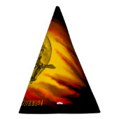 黒猫飛んでいるの魔女ハロウィーンの夜 パーティーハット (右)