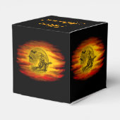 黒猫飛んでいるの魔女ハロウィーンの夜 フェイバーボックス (裏面サイド)