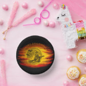 黒猫飛んでいるの魔女ハロウィーンの夜 ペーパーボウル (パーティー)