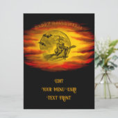 黒猫飛んでいるの魔女ハロウィーンの夜 メニュー (スタンド正面)