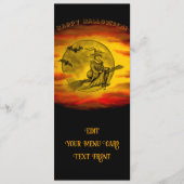 黒猫飛んでいるの魔女ハロウィーンの夜 メニュー (正面)