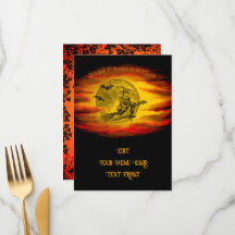 黒猫飛んでいるの魔女ハロウィーンの夜