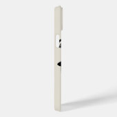 黒猫魔女の魔女らしい文字Cカスタムイニシャル Case-Mate iPhoneケース (裏面 / 右)