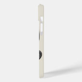 黒猫魔女の魔女らしい文字Cカスタムイニシャル Case-Mate iPhoneケース (裏面 / 左)