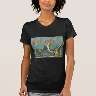 黒猫魔女三日月 Tシャツ