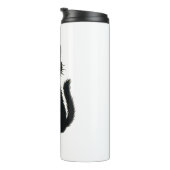 黒猫魔法 – かわいいハロウィーンと神秘的な猫芸術 タンブラー (回転右)