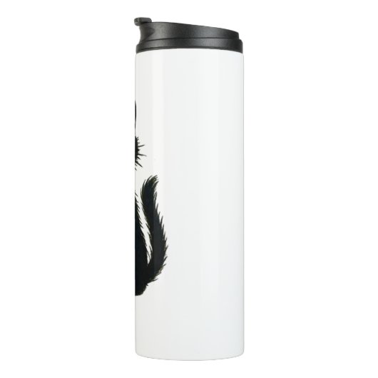 黒猫魔法 – かわいいハロウィーンと神秘的な猫芸術 タンブラー (回転右)