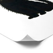 黒猫魔法 – かわいいハロウィーンと神秘的な猫芸術 ポスター (角)