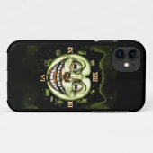 黒猫13の時計ハロウィン Case-Mate iPhoneケース (裏面(横))