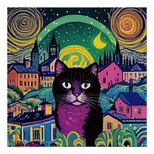黒猫1 ポスター