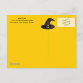 黒猫2ハローウィンパーティ インビテーションポストカード (裏面)