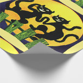 黒猫2匹 ラッピングペーパー