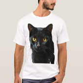 黒猫2 Tシャツ (正面)