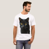 黒猫2 Tシャツ (正面フル)