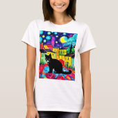 黒猫3 Tシャツ (正面)