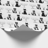 黒猫4匹のルイス・ワーイン ラッピングペーパー (角)