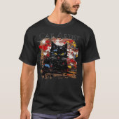 黒猫4 Tシャツ (正面)
