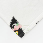 黒猫60x80フリースブランケット フリースブランケット (角)