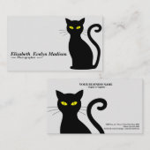黒猫843 名刺 (正面/裏面)