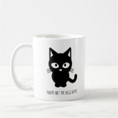 黒猫 |あなたは私のボス コーヒーマグカップ (左)
