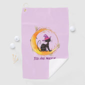 黒猫 – お前は魔法だ ゴルフタオル (インサイチュ)