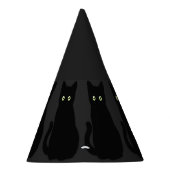 黒猫、かわいい子猫、不気味おもしろい パーティーハット (右)
