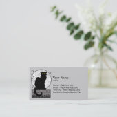 「黒猫」の名刺 名刺 (スタンド正面)