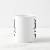黒猫 オーダーメイド コーヒーマグカップ (中央)