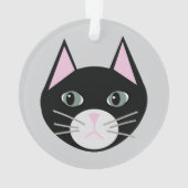 黒猫 オーナメント (裏面)