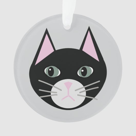 黒猫 オーナメント (正面)