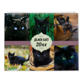 黒猫 カレンダー (カバー)