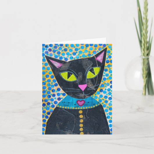 黒猫 カード (正面)